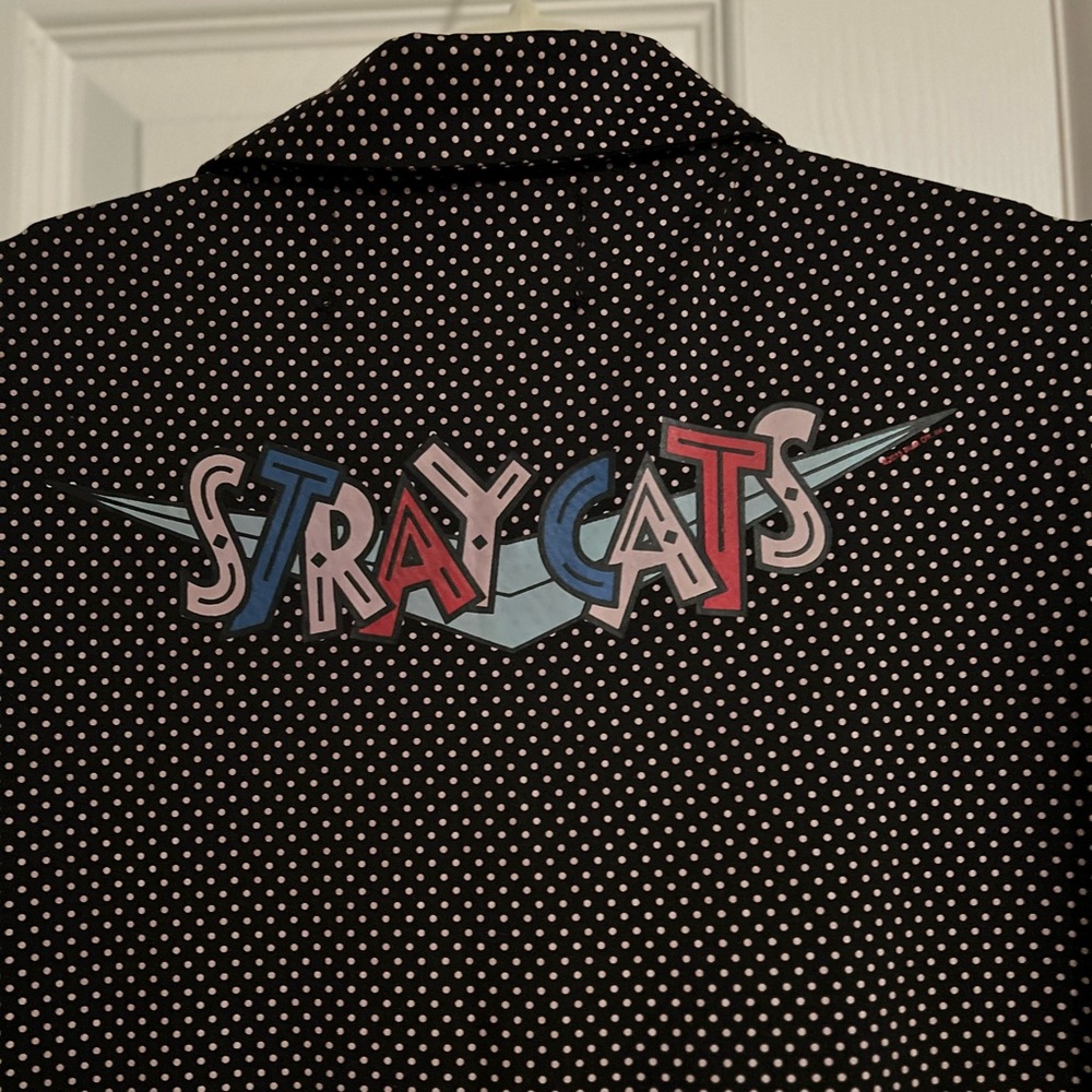 Retired Unique retro “stray cats” dress